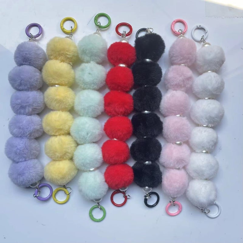 Acrylic handmade beaded double chain live broadcast blind box combination suit mobile phone back clip chain bag hanging - Image 3