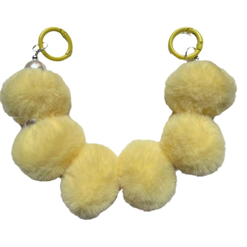 Acrylic handmade beaded double chain live broadcast blind box combination suit mobile phone back clip chain bag hanging - Image 2