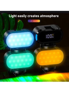 Y&D Mini LED Photography Ring Light for Gopro, Portable Lighting, RGB Video 360° Full Color Camera with Cold Shoe Rechargeable Panel Lamp Lighting  - Image 3