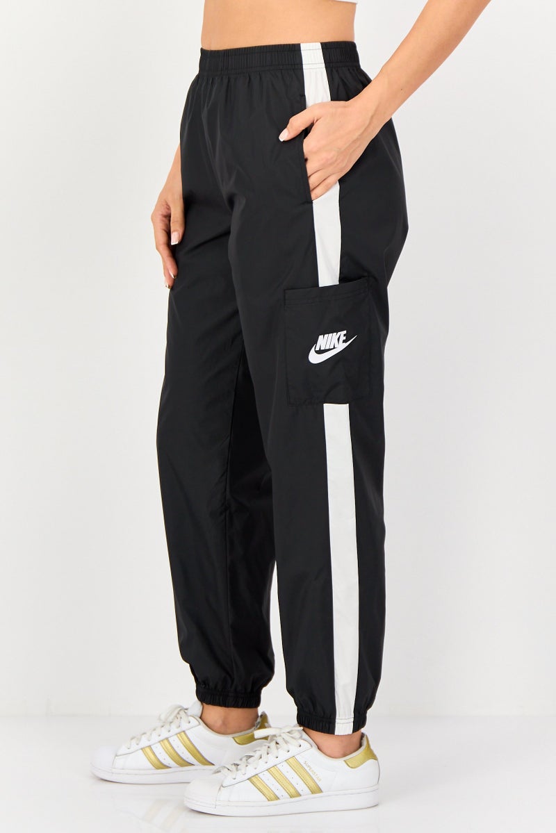 Nike Women Standard Fit Training Track Pants, Black - Image 2