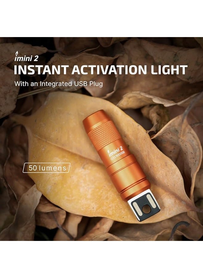 أولايت القابلة لإعادة الشحن سلسلة المفاتيح مصباح يدوي، - Image 3