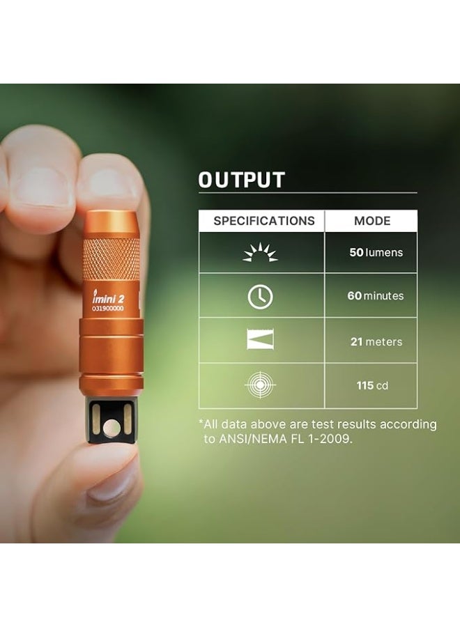 أولايت القابلة لإعادة الشحن سلسلة المفاتيح مصباح يدوي، - Image 5