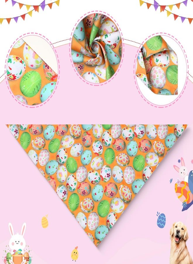 Yahenda 6 Pcs Dog Easter Costumes Set: Dog Bunny Ears, Tutu, Bandana for Medium Large Dogs, Cats, Puppy; Handcrafted Easter Hunt Party Supplies - Image 3