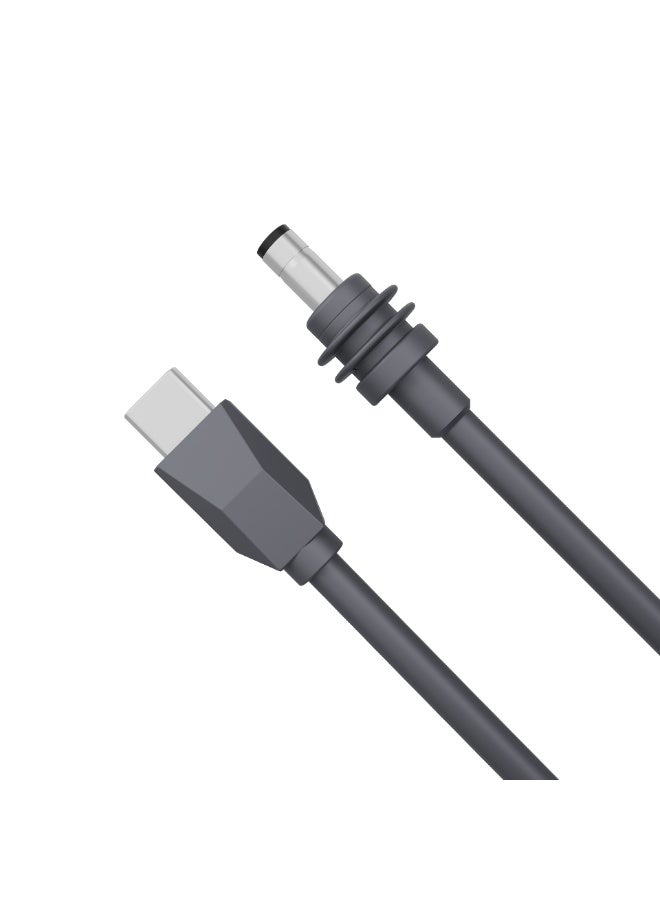 porodo Starlink Mini 60W USB-C To DC Cable / 60W USB-C Input / Smart Power Management / Wide Compatibility / 3m Cable Length / Plug & Play - Grey - Image 5