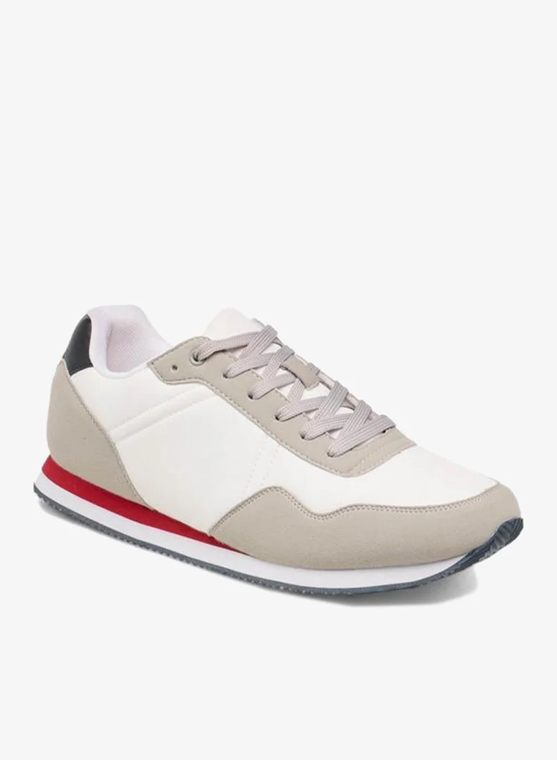 LBL By Shoexpress Panelled Lace-Up Sneakers