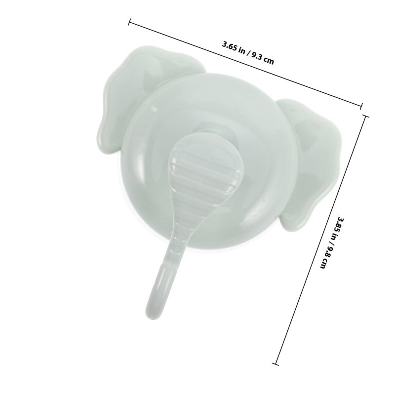Elephant Suction Cup Hook Heavy Duty Plastic Bathroom Kitchen Wall Hanger Green - Image 3