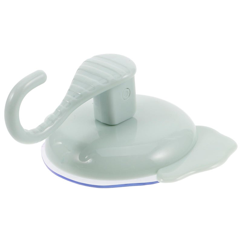 Elephant Suction Cup Hook Heavy Duty Plastic Bathroom Kitchen Wall Hanger Green - Image 2