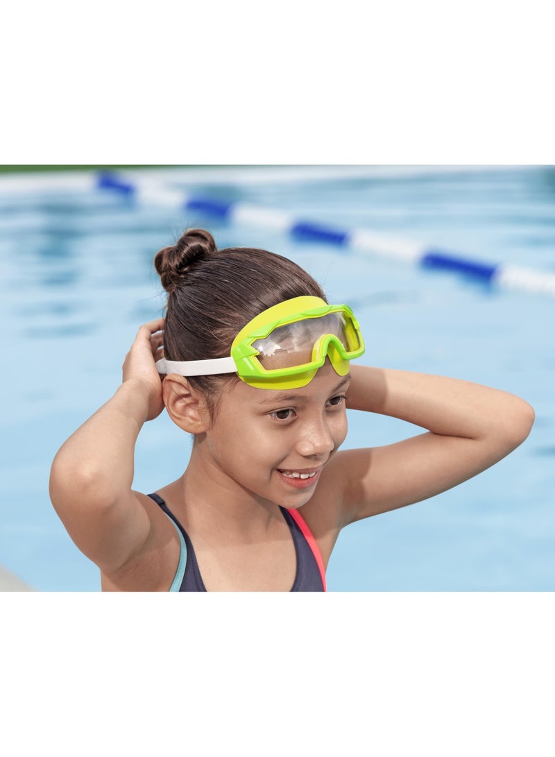 Bestway Hydro-Swim Tidal Surg Goggles, Assorted 1 Piece (Color May Vary) | Swimming Goggles | Wide-view Lens | UV Protective and Anti-Fog Coating | Leak Resistant Goggles | For Kids and Adults - Image 4