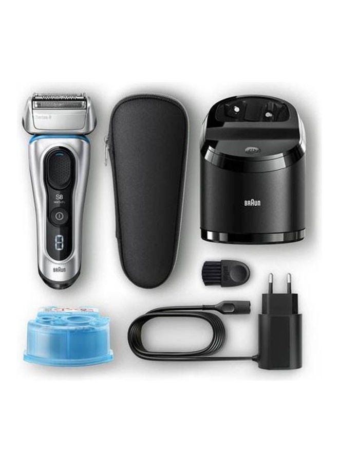 BRAUN 8390Cc Series 8 Wet & Dry Shaver Black - Image 1