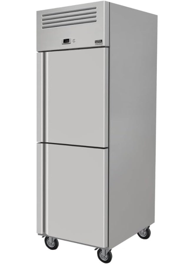 Sofia Refrigeration Coreline Upright Two Half Door Stainless Steel Chiller