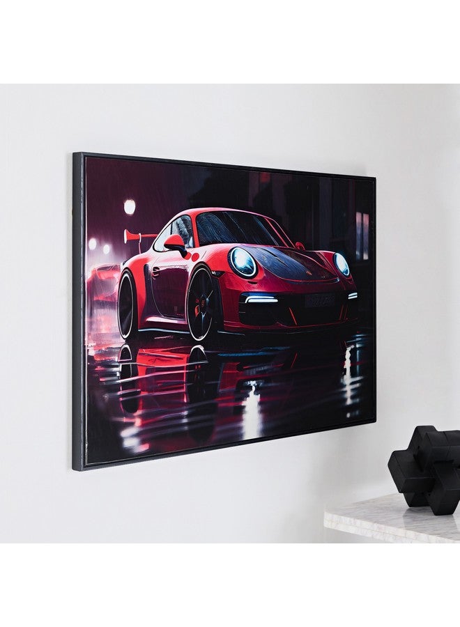 Home Box Ersel Car Framed Picture with High Gloss Surface 60 x 90 x 2.8 cm  - Image 2