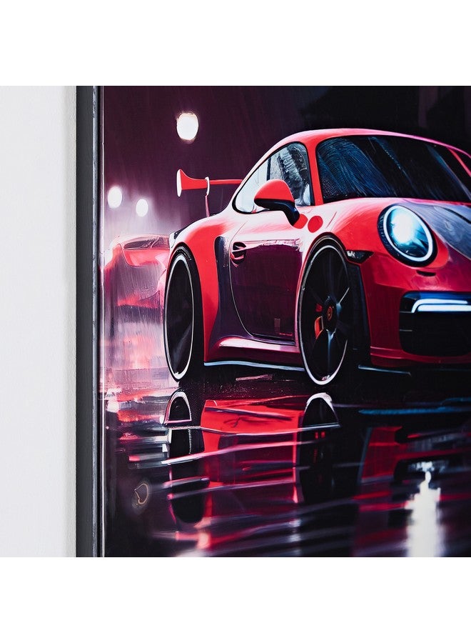 Home Box Ersel Car Framed Picture with High Gloss Surface 60 x 90 x 2.8 cm  - Image 4