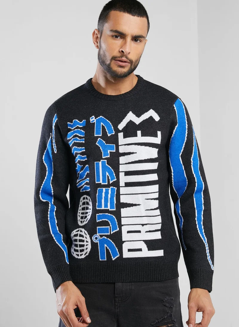 Primitive Primitive Peak Pullover