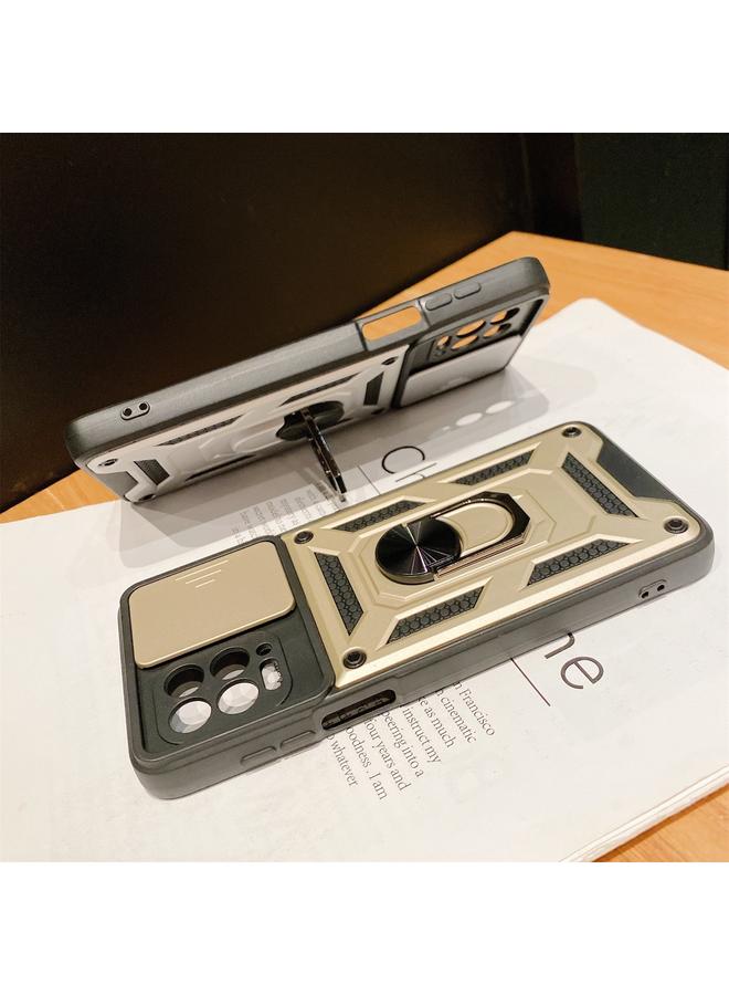 S-TOP Case For Motorola Moto G100 Sliding Camera Cover Design TPU+PC Protective Case - Image 3