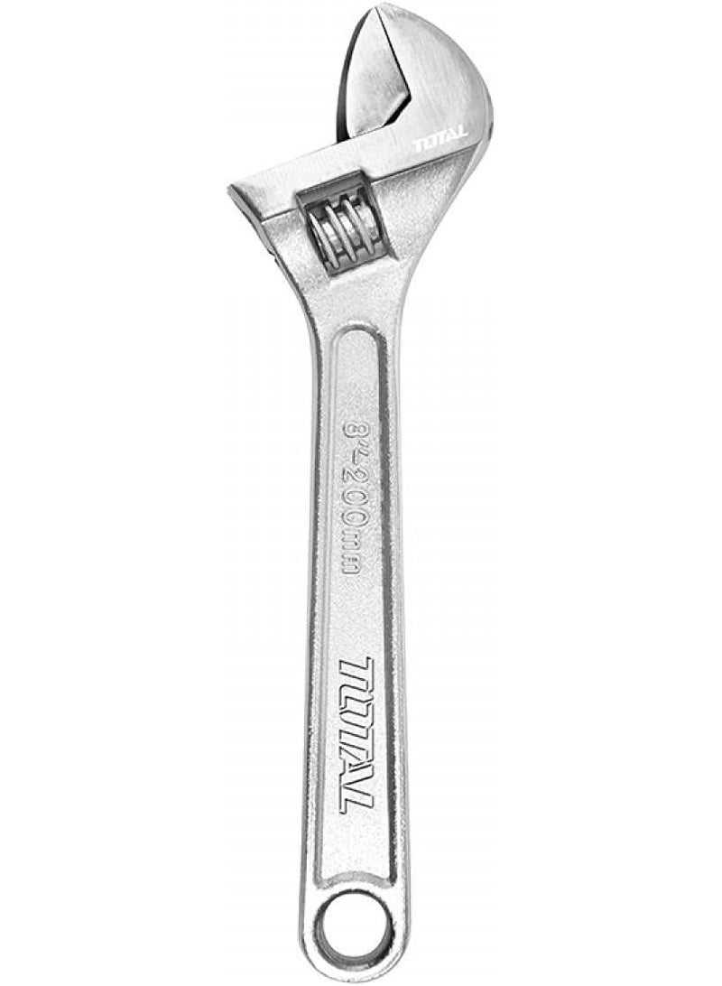 TOTAL Total 8-Inch Adjustable Wrench - Versatile Tool for Fastening and Loosening (0-29mm Jaw Capacity) - Image 4