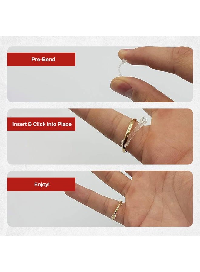 Chrome Cherry Invisible Clip-On Ring Size Adjusters (set of 20) + Jewelry Care Kit, NEW VERSION Multi 20-Pack + Care Kit () - Image 4