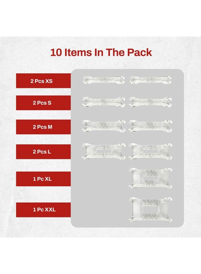 Chrome Cherry Invisible Clip-On Ring Size Adjusters (set of 20) + Jewelry Care Kit, NEW VERSION Multi 20-Pack + Care Kit () - Image 3