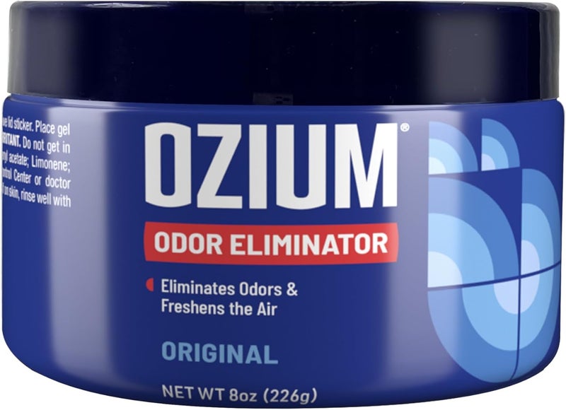 Ozium 8 Oz. 1 Pack Odor Eliminating Gel for Homes, Cars, Offices and More - Image 1