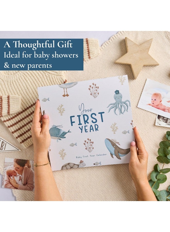 Bibi & Beau Baby's First Year Memory & 1st Year Calendar with 100 Stickers | Baby's First Year Calendar With Stickers & 1st Year Calendars, Baby Tracker - Image 2
