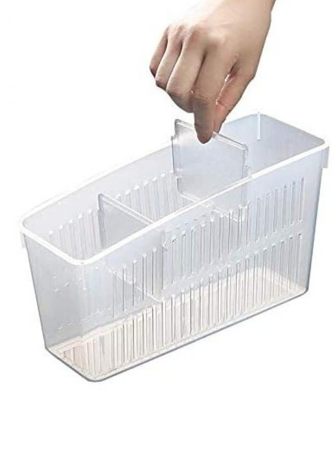 AIWANTO 6 Pack Refrigerator Storage Boxes With 12 Separators - Image 3