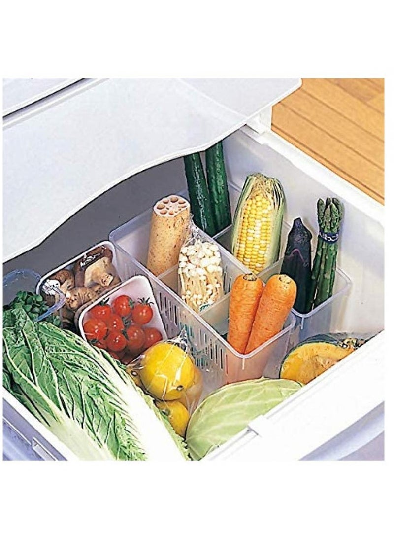 AIWANTO 6 Pack Refrigerator Storage Boxes With 12 Separators - Image 4