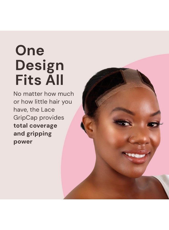 MILANO COLLECTION Lace Wig Grip Cap for Women, Adjustable Wig Cap with Headband, Non-Slip Wig Gripper to Keep Wigs Lace Front In Place, Nude - Image 4