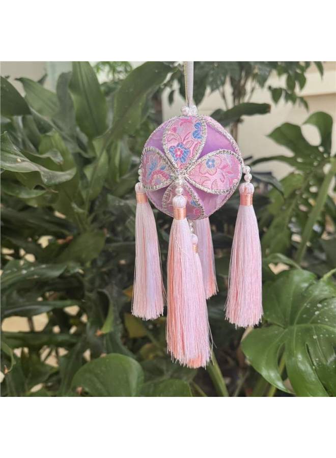Boutique Hydrangea DIY Material Package Finished Products Guangxi Jingxi Jiuzhou Hydrangea Handmade Special Commemorative Gift 810cm-Specifications:Standard-Color:Zhuangjin Purple Flower 8cm Finished Product - Image 1