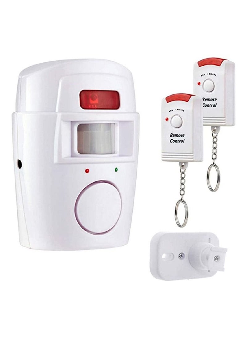 Generic - Wireless Home Security PIR MP Alert Infrared Alarm System with 2 Remote Controller - Image 1