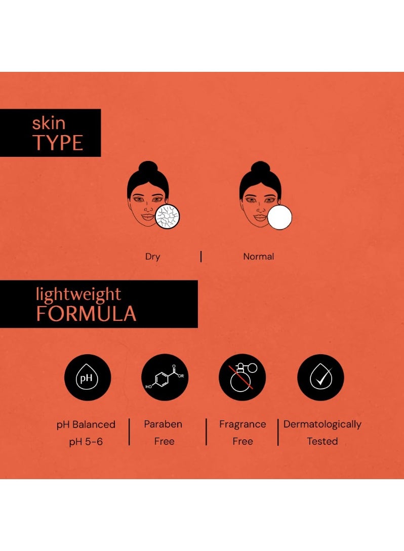 Deconstruct Brightening Fluid Sunscreen SPF 50+ with Niacinamide | Lightweight, Dewy & Hydrating for Dry & Normal Skin | Broad Spectrum UVA/UVB Protection | 8-Hour Long-Lasting, Water-Resistant | 50g - Image 4
