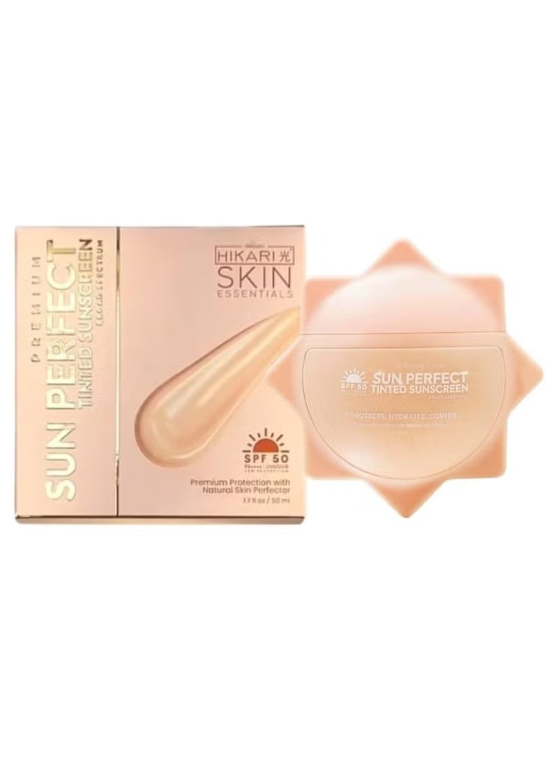Hikari Skin Sun Perfect Tinted Sunscreen SPF 50, 50ml - Image 3