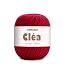 CÃRCULO Circulo Clea Yarn Crochet Thread Fine Size 1082 Perfect for Weaving 100 Mercerized Brazilian Cotton Pack of 1 Ball 53 oz 1094 yds Color 3402 Circulo Red - Image 2