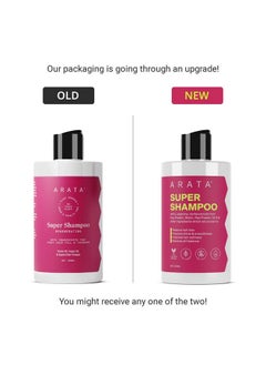 ARATA 6-In-1 Super Shampoo | Prevents Hair Loss | Restores Ph Balance | Boosts Hair Thickness | Reduces Breakage | Fights Microbial Infections | Adds Shine | Shampoo For Women & Men | 300 Ml  - Image 2