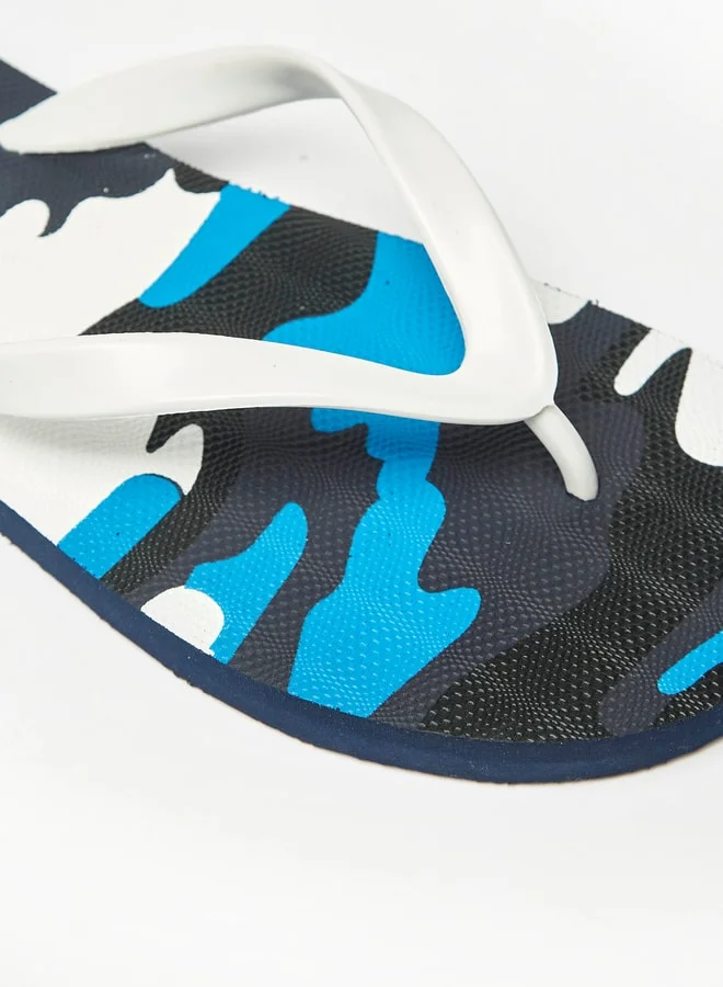 LBL by Shoexpress Men Camouflage Print Slip-On Thong Slippers