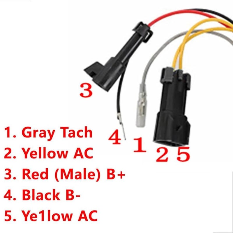 Voltage Regulator Rectifier Compatible with 25hp 30hp 40hp 50hp 135hp 140Jet 150hp 175hp 200hp 240hp - Image 2
