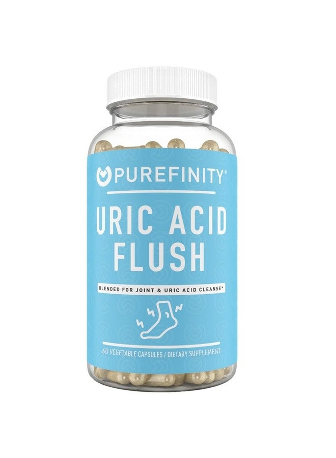 PUREFINITY Uric Acid Flush & Cleanse Capsules - Daily Joint Support for Adults with Tart Cherry Extract, Turmeric, Celery Seed, Chanca Piedra, and Bromelain (30 Count) - Image 1