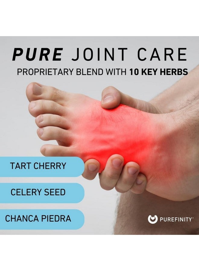 PUREFINITY Uric Acid Flush & Cleanse Capsules - Daily Joint Support for Adults with Tart Cherry Extract, Turmeric, Celery Seed, Chanca Piedra, and Bromelain (30 Count) - Image 2