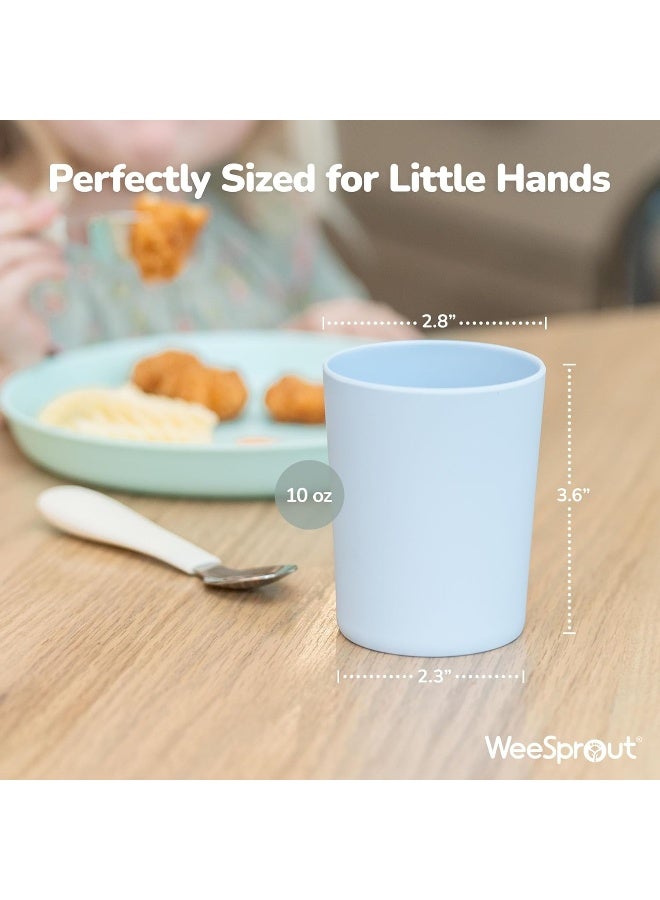 WEESPROUT Bamboo Toddler Cups - 4 pc Set (10 fl oz) - Image 2