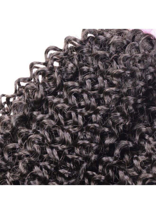 ORIGINAL QUEEN - Original Queen 100% Brazilian Unprocessed Virgin Kinky Curly Human Hair Weave 3 Bundles Deep Curly Hair Extensions Mixed Length 8 10 12inches - Image 1