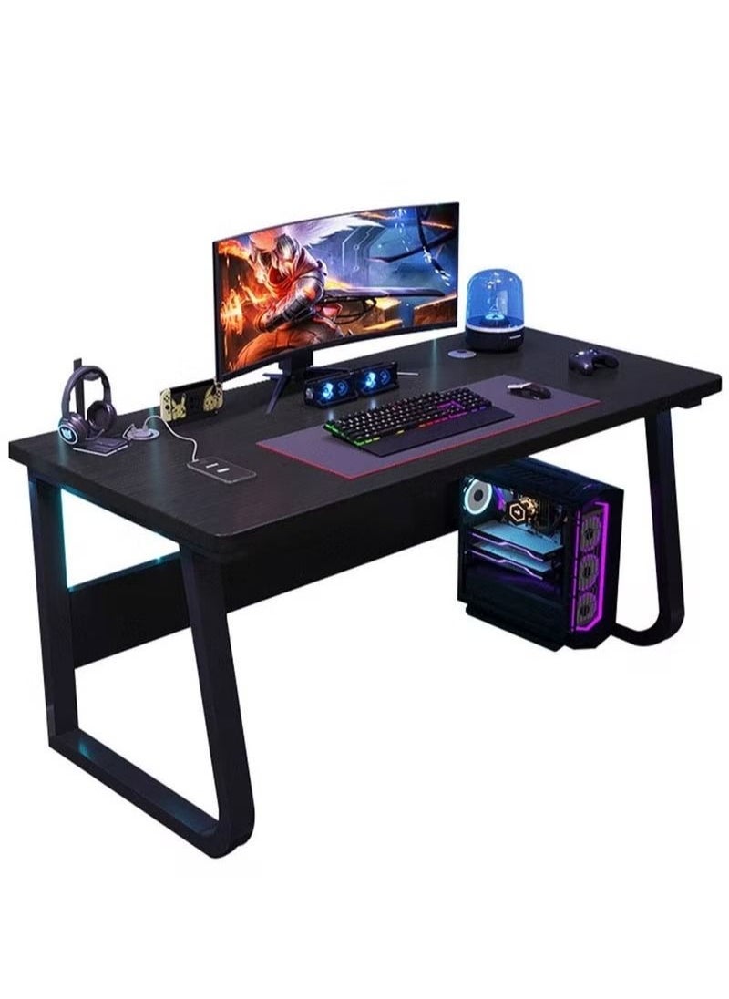 Arabest Gaming Desk, Computer Table with USB Charging Ports, Computer Desk for Home Office Gaming(120*75*60) - Image 1