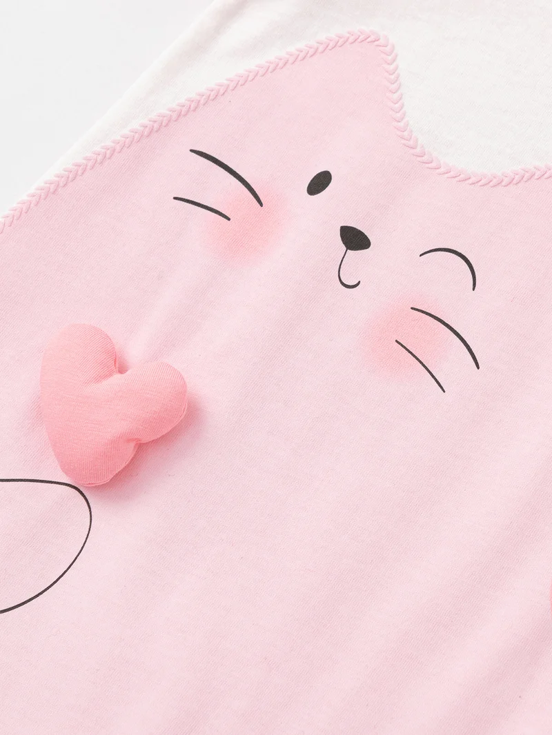 Balabala Pink Baby Unisex Knitted jumpsuit  | Best Price UAE