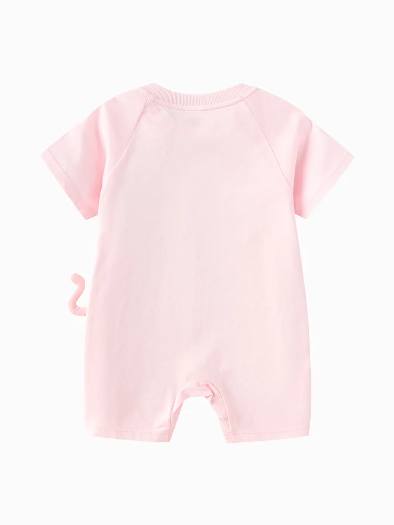 Balabala Pink Baby Unisex Knitted jumpsuit  | Best Price UAE