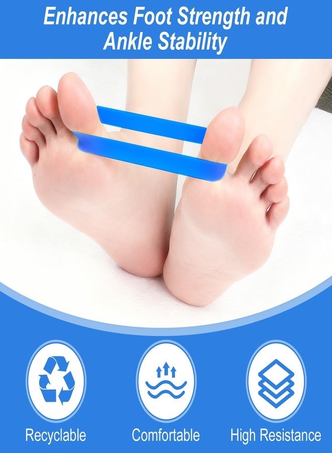 Sibba 5Pcs Toe Resistance Bands Toe Stretcher Bands for Bunion Correction Bunion Relief Toes Strength Foot Exercise Band for Hallux Valgus Yoga Daily Toes Training - Image 3