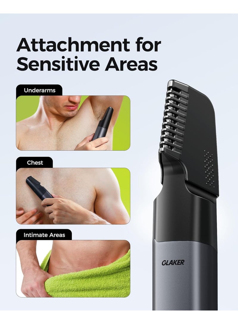 GLAKER Men's Professional Hair Trimmer Beard Trimmer - Image 4