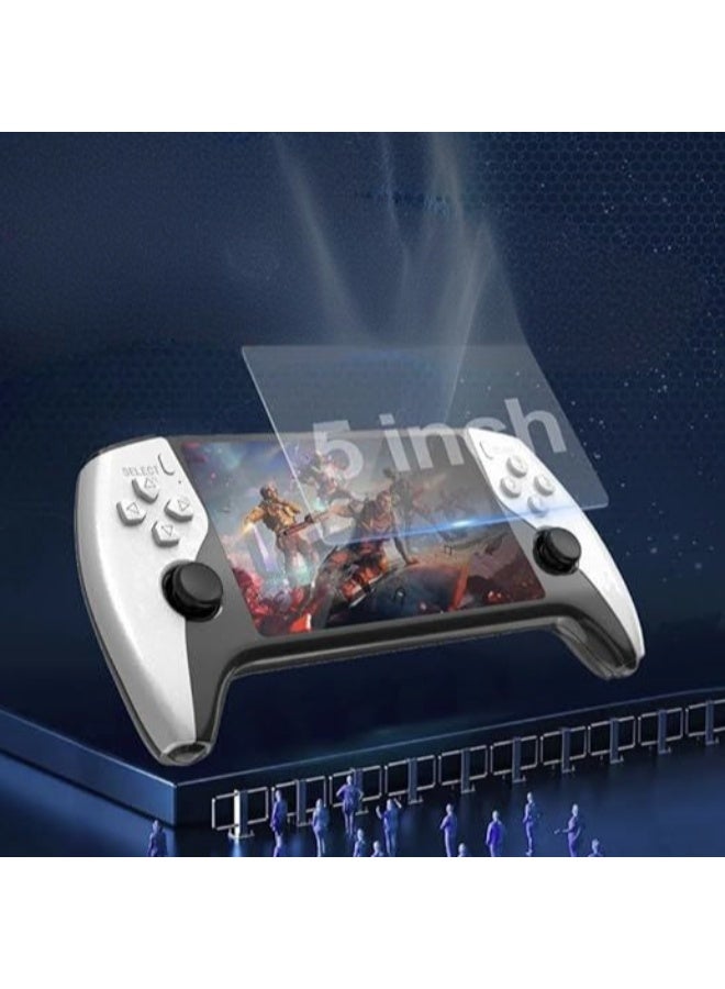 Portable Handheld Game Console, 5-inch HD IPS Screen, Dual Analog Joysticks, 64GB Storage, HDMI TV Output, 3000mAh Battery - Image 5