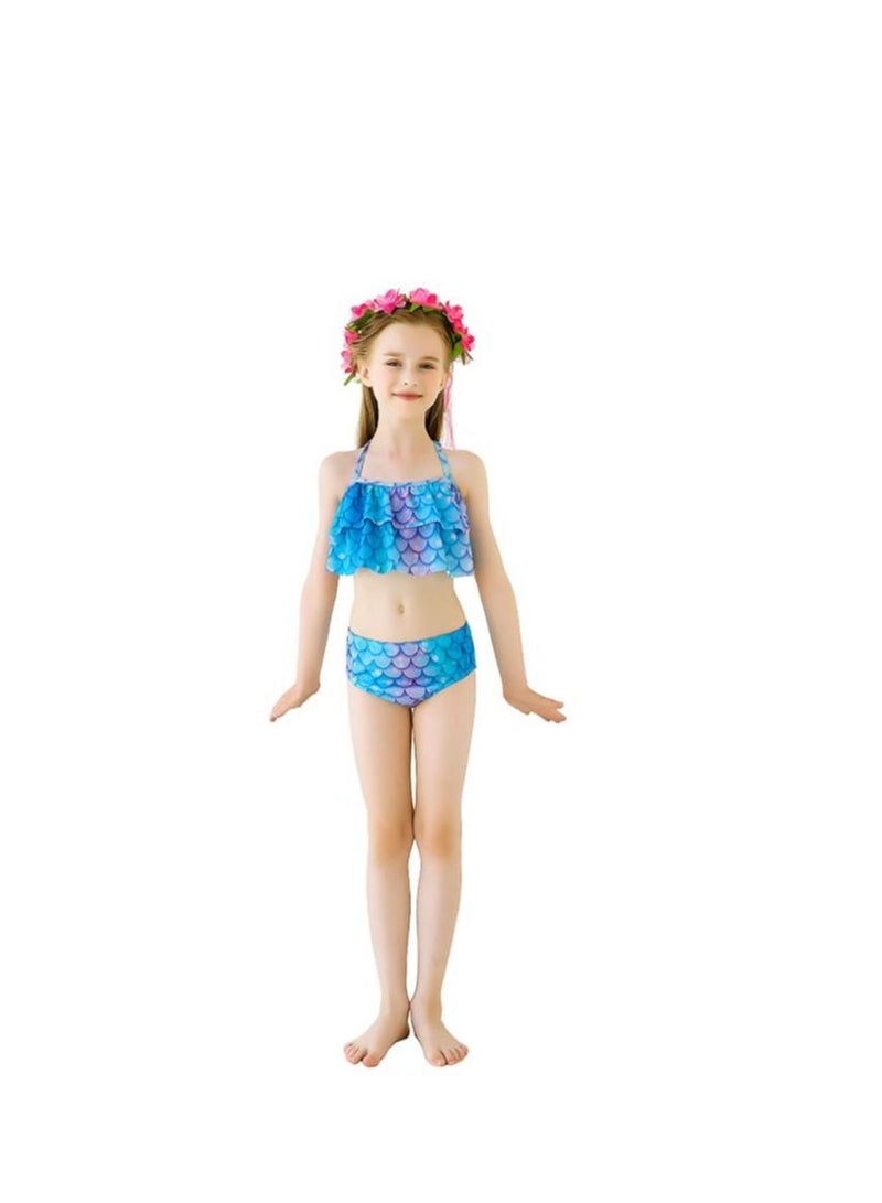 Y&D 3-Piece Mermaid Bathing Swimsuit Set - Image 4