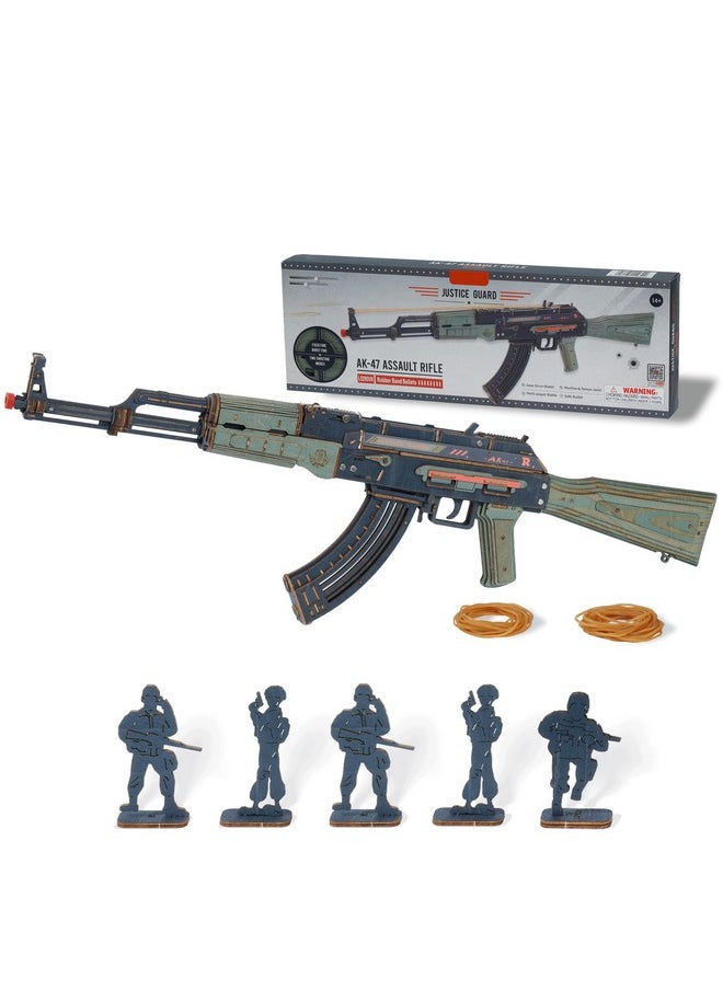 RoWood 3D Puzzles For Adults,Wooden Puzzles For Adults,Assembly Time 6H,Rubber Band Gun Toy Model Kit,Birthday/Christmas/Creative Gifts For Adults&Teens  - Image 1