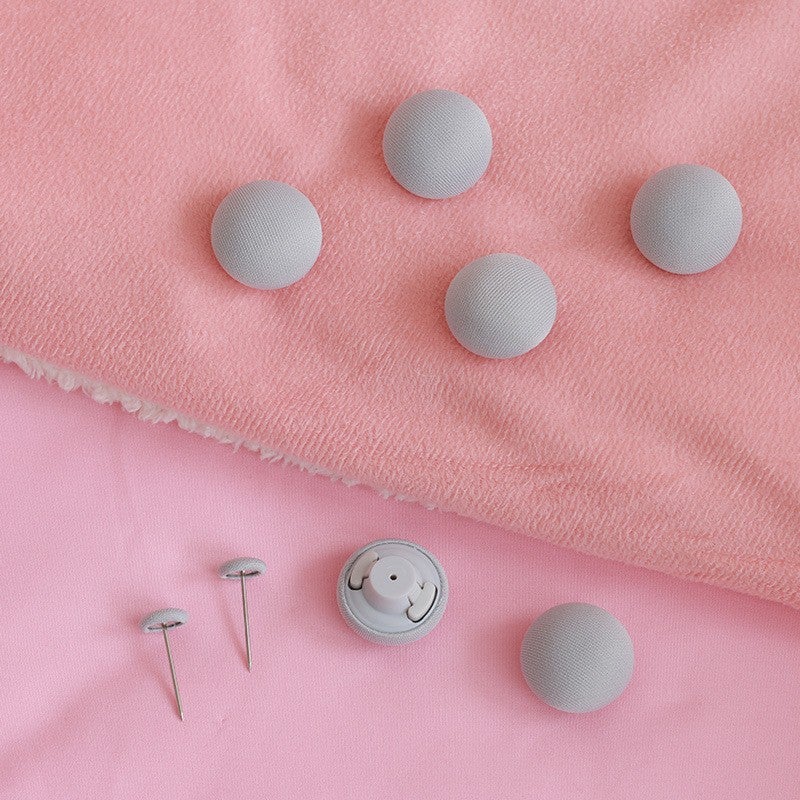 Invisible Duvet Clips Cotton Cover Anti-Slip Fasteners Pink [4 pieces per pack] 