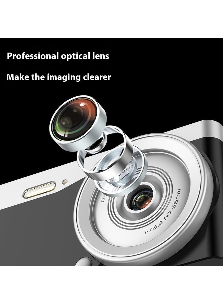 ASIV Beginner Digital Camera - 50MP HD, 4K Recording, 16x Zoom, Stabilization Feature, Ideal for Teens and Kids, Includes 32GB SD Card - Image 3