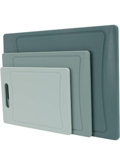 COOK WITH COLOR COOK WITH COLOR Cutting Board Set- 3 Pc. Kitchen Cutting Board Set - Large, Medium and Small Cutting Boards with Non Slip Bottom for Meat, Veggies, Fruits, Easy Grip Handle  - Image 1