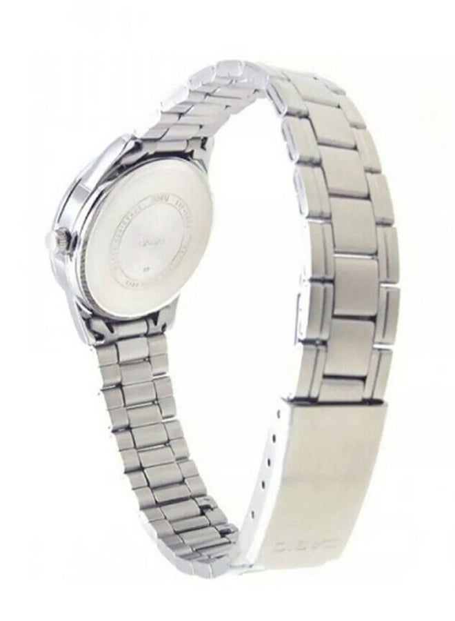 CASIO Women Stainless Steel Analog Watch LTP-V005D-2B3UDF - 34 mm - Silver - Image 3